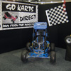 Blue Caged Go Kart