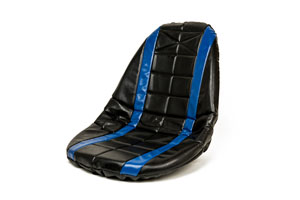 SEAT COVER PADDED BLUE