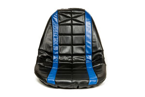 SEAT COVER PADDED BLUE