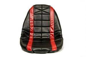 SEAT COVER PADDED RED